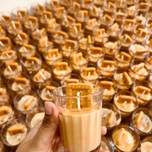 chai biscuit candle scented soy wax candle