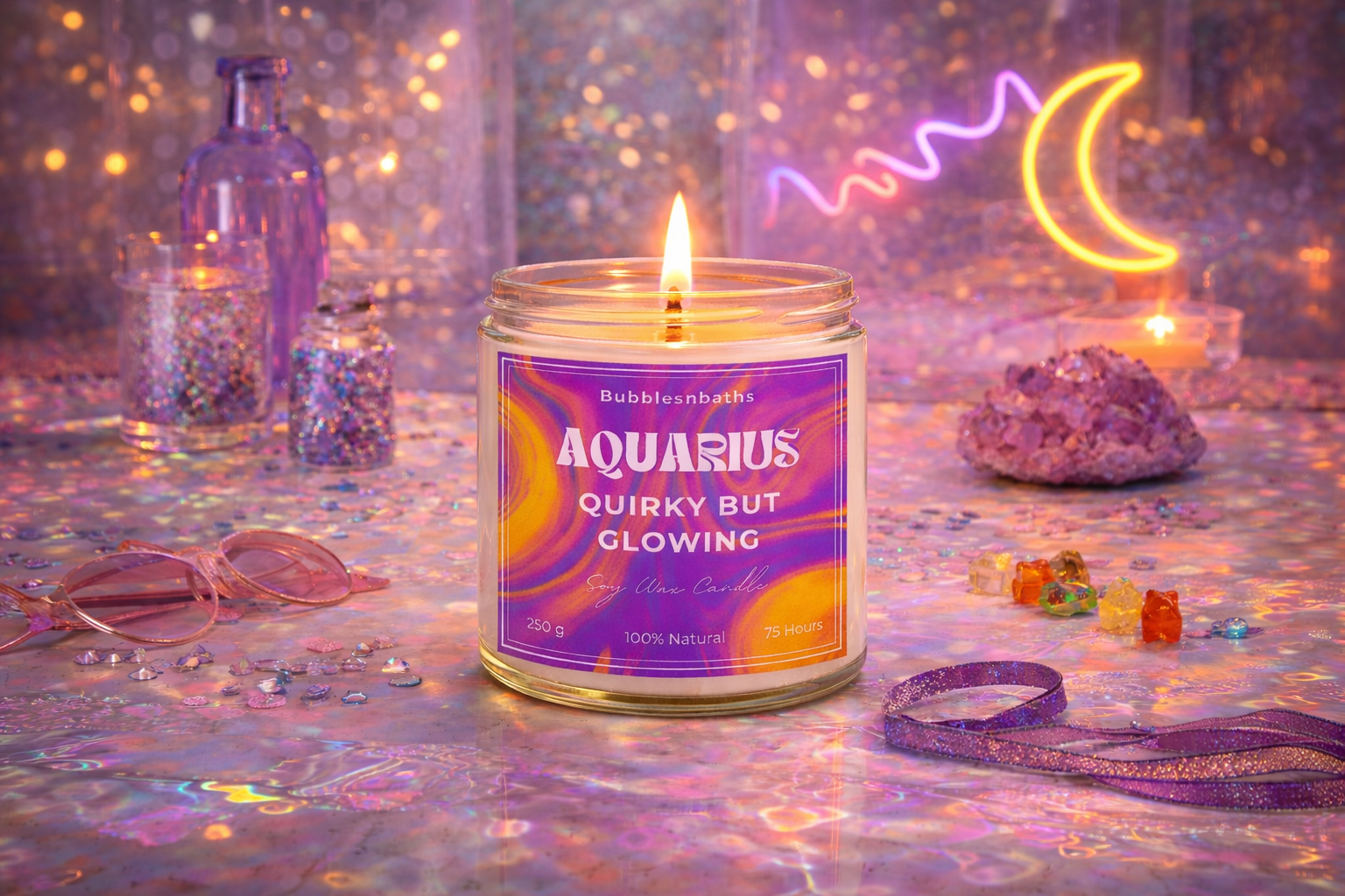 Pisces Serenity Candle – Girl Zodiac Candle Edition 7 Pisces Serenity Candle – Girl Zodiac Candle Edition - Image 7