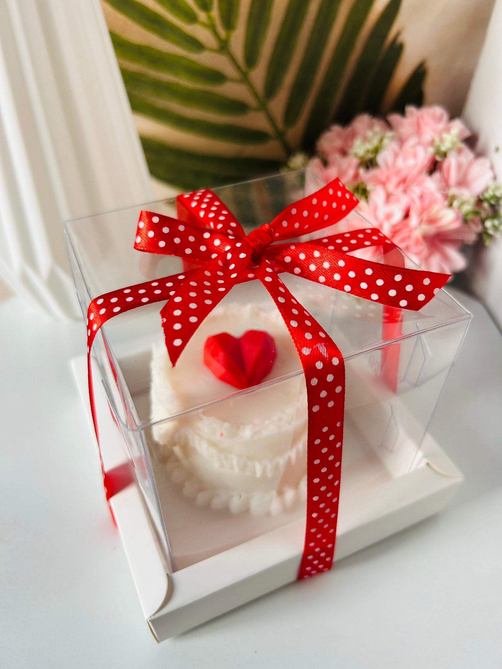 Heart Cake Candle 1 Heart Cake Candle