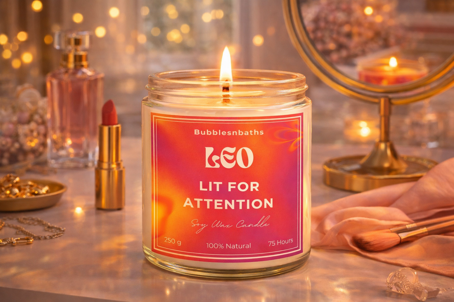 Pisces Serenity Candle – Girl Zodiac Candle Edition 3 Pisces Serenity Candle – Girl Zodiac Candle Edition - Image 3