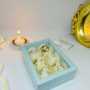 Handmade modak candle vanilla fragrance pooja décor candle