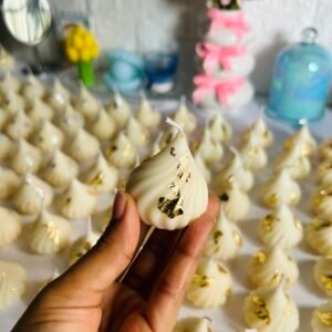 Modak candle soy wax vanilla scented festive candle India