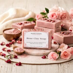 rose clay soap handmade soap