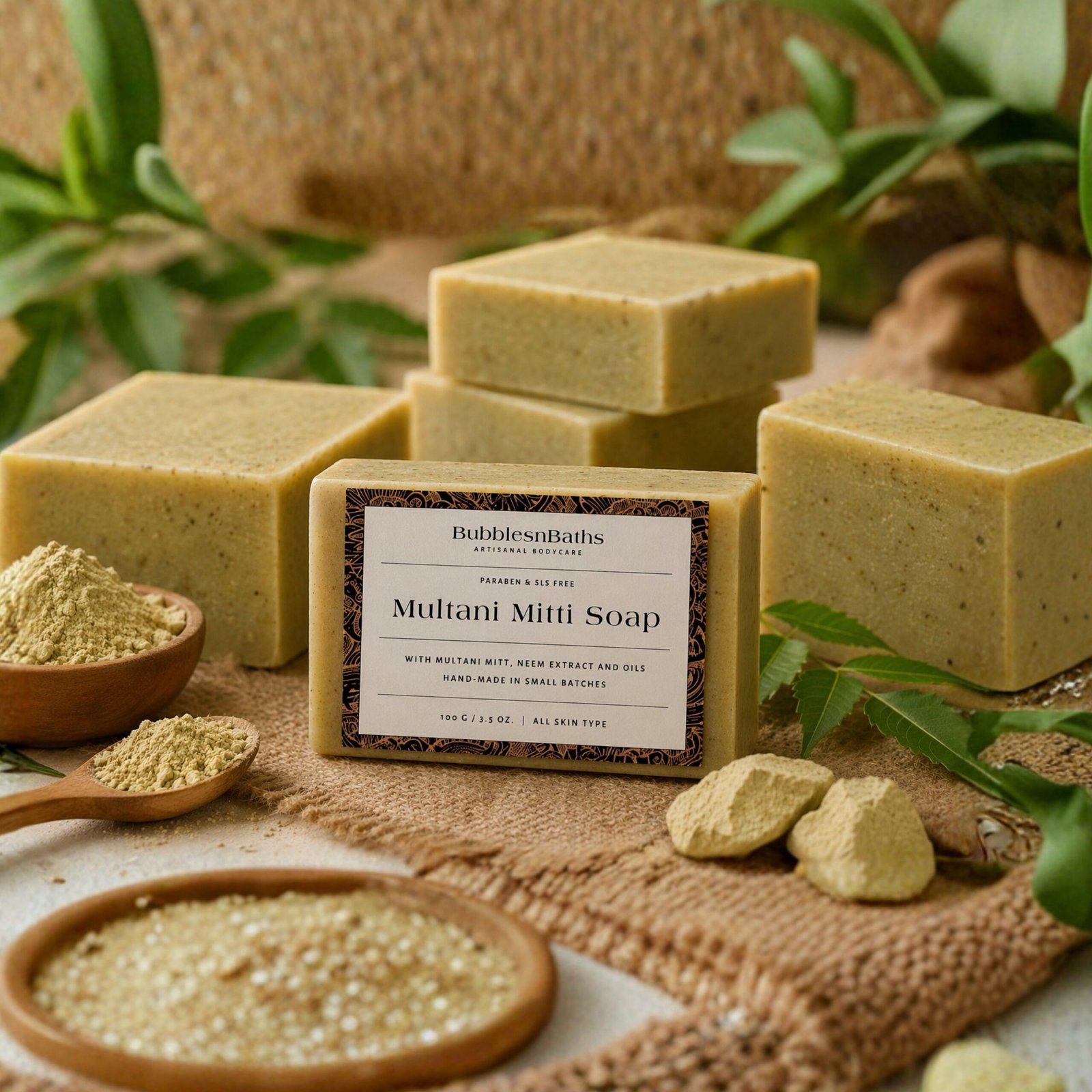 multani mitti soap handmade soap