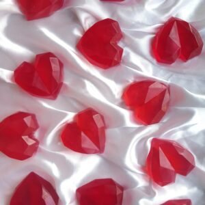 3D heart soap handmade soap