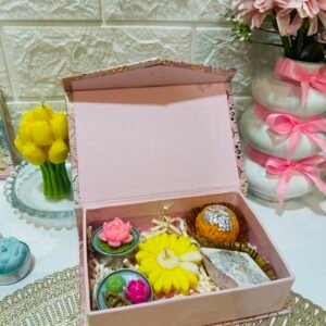 mini diwali gift box candle