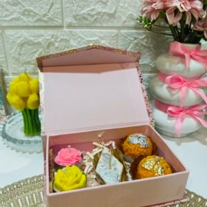 mini diwali gift box candle