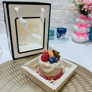 fruit cake candle