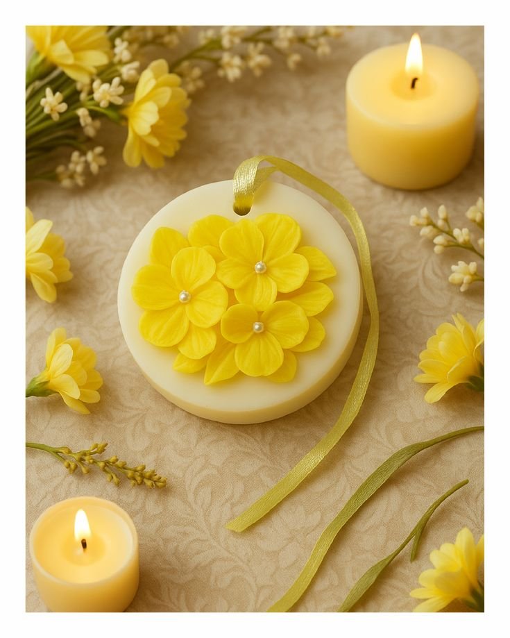 golden petals wax sachet
