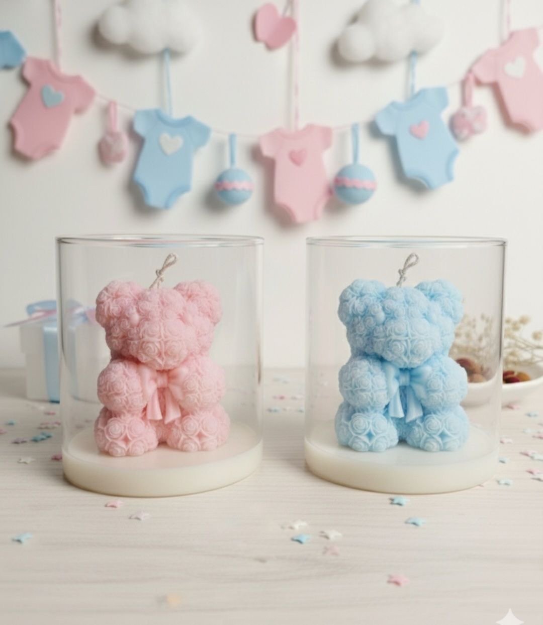 teddy candle