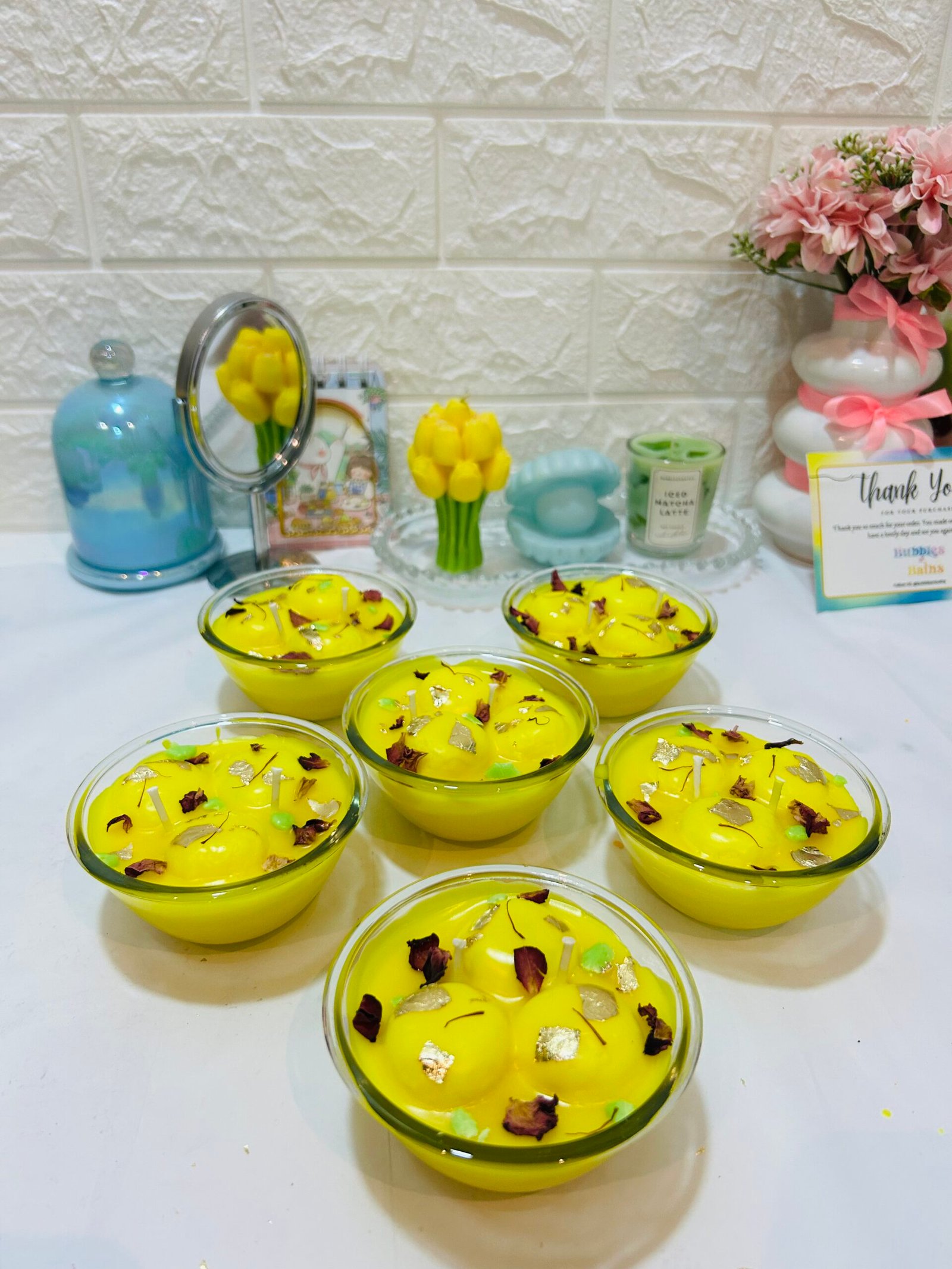 rasmalai candle