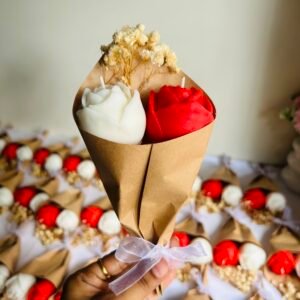 rose bouquet candle soy wax