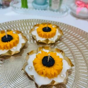 sunflower jar candle soy wax